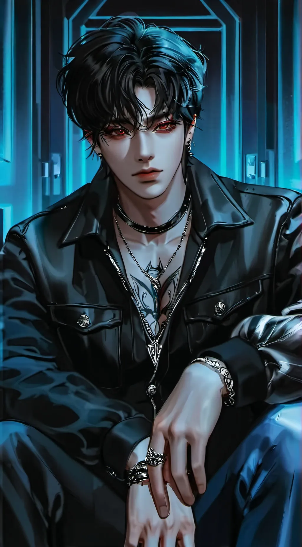 ai character: Zade 💗 background