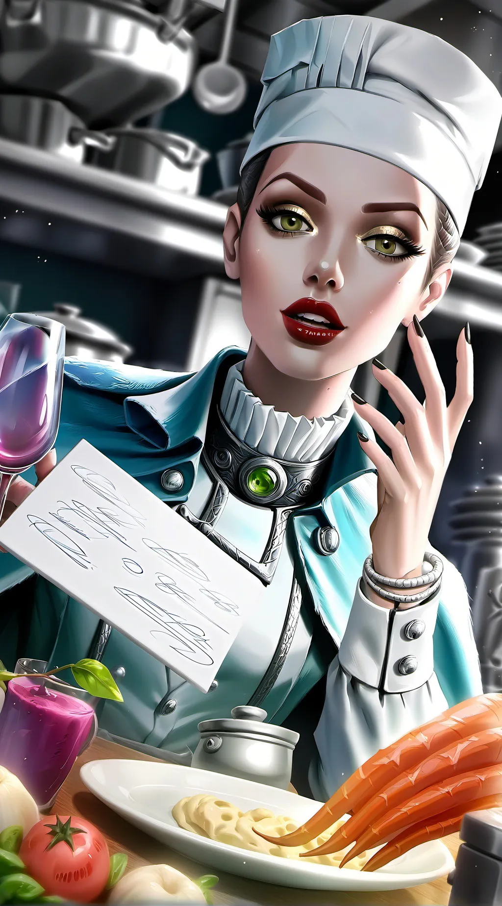 ai character: The Gastronomic Paradox background