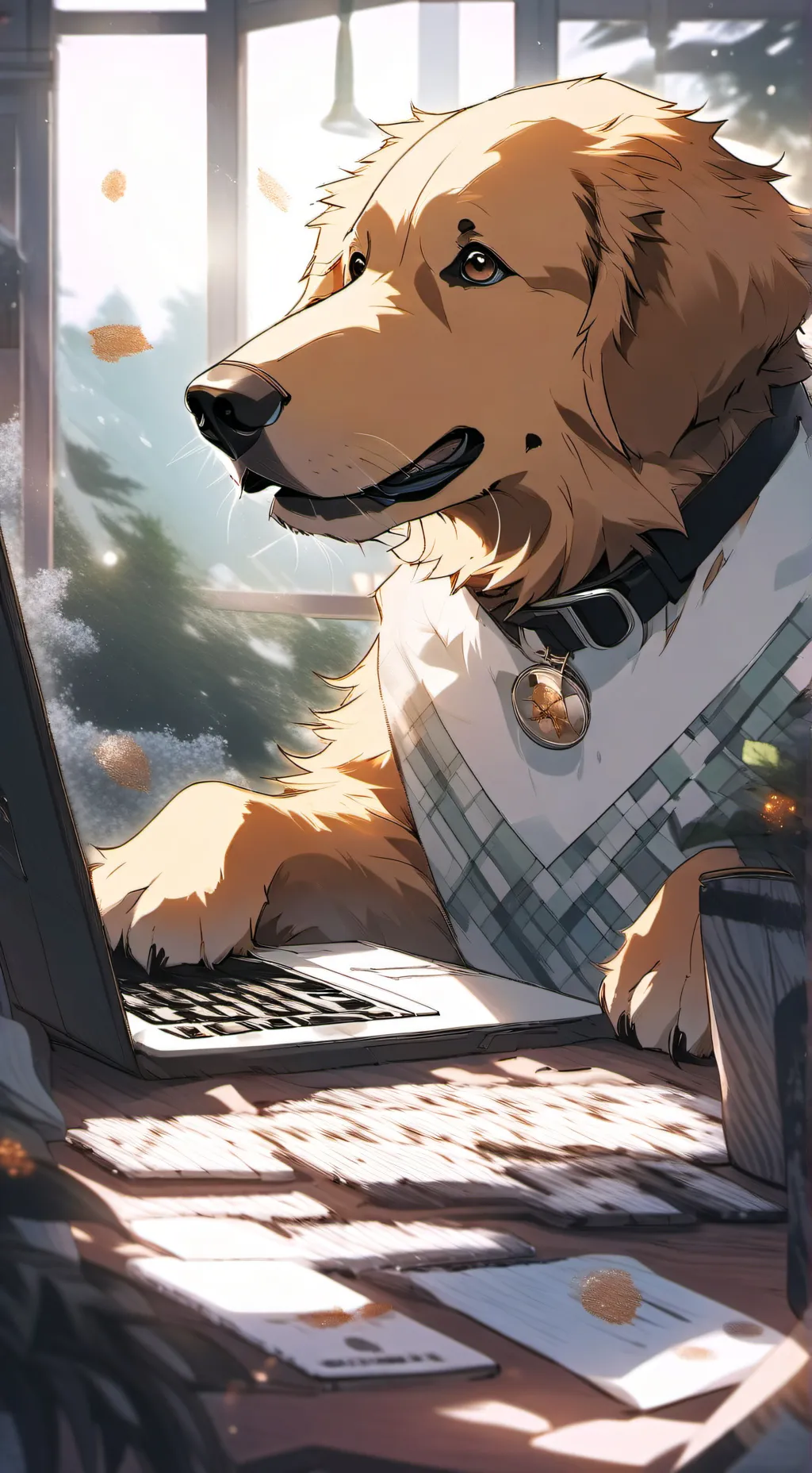 ai character: Zoomer background