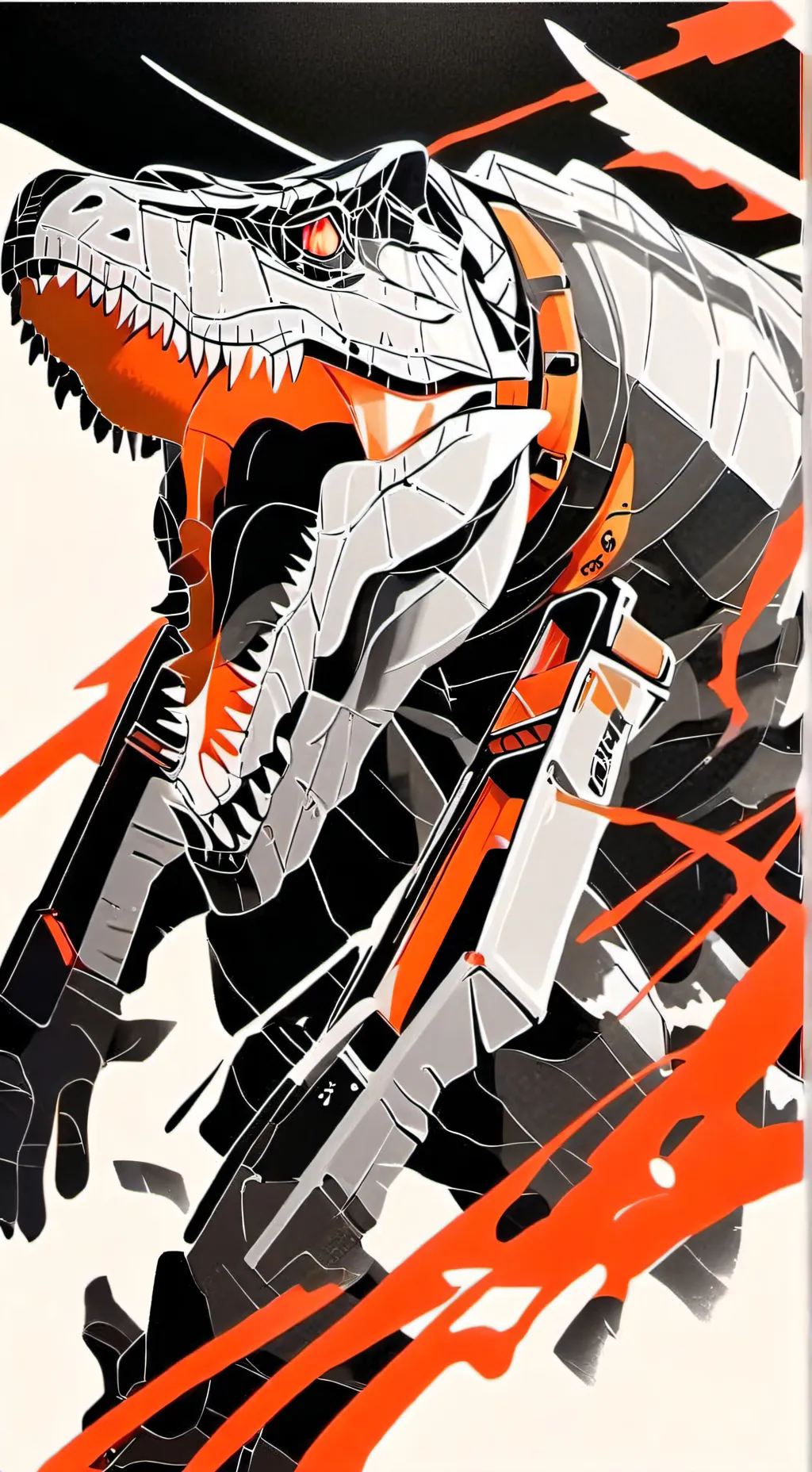 ai character: dino fury zords background