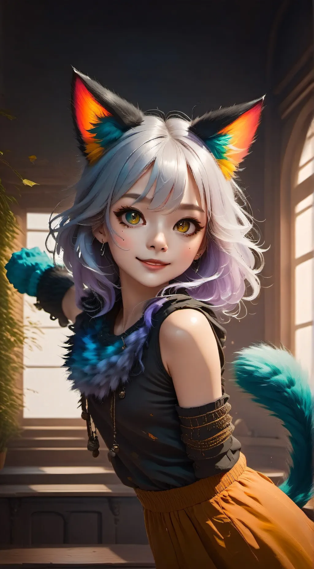 ai character: Copycat Companion background