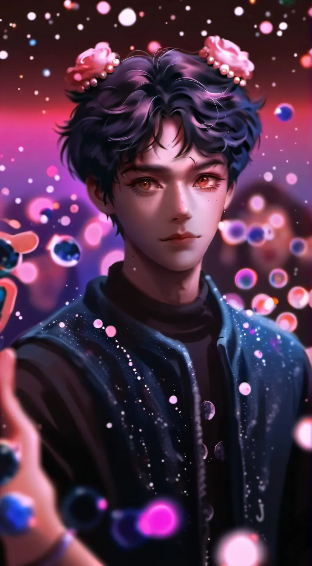 ai character: ThAnOs,ur bestie✨~ background