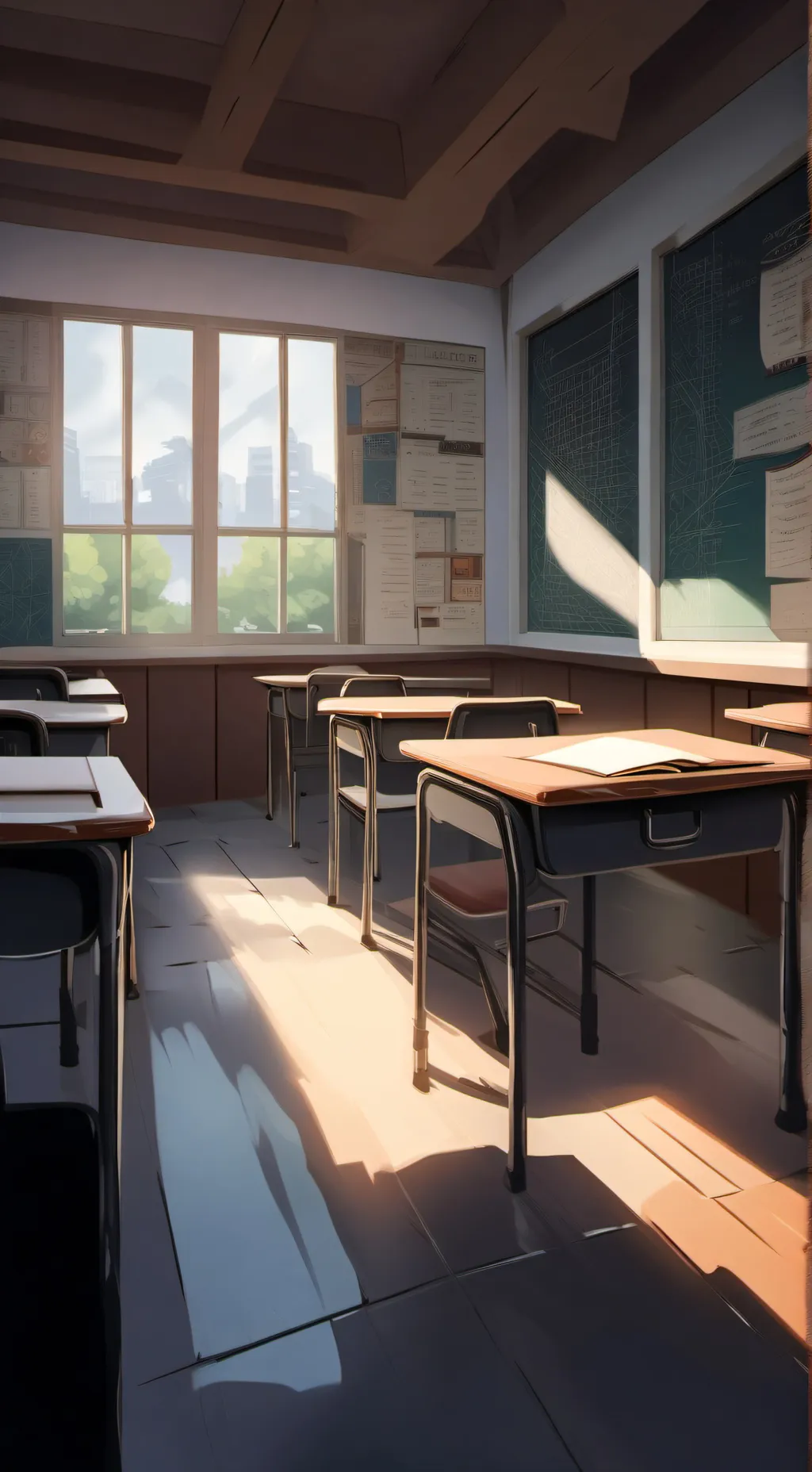 ai character: mha all ph meeting background