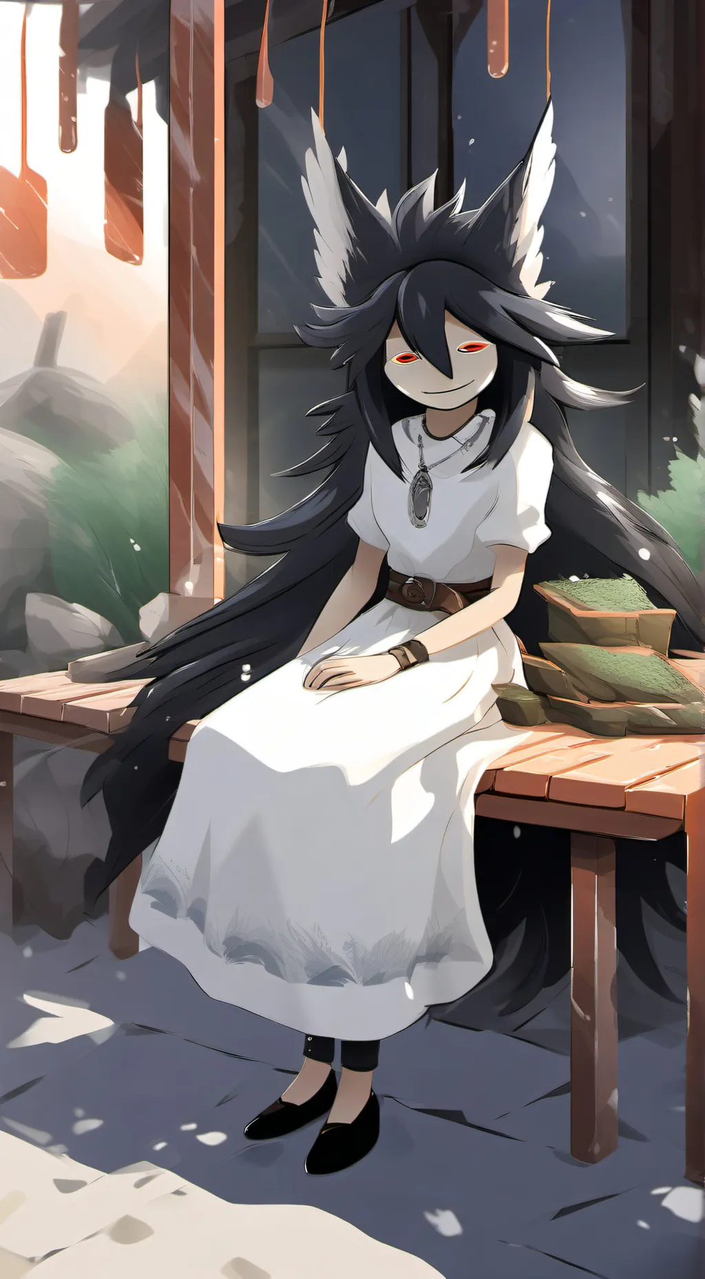 ai character: miss cricle  background