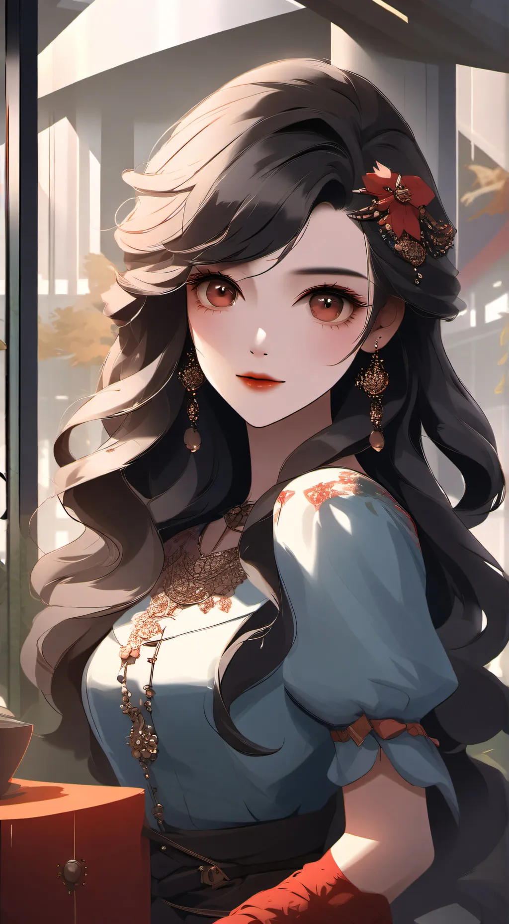 ai character: lily background