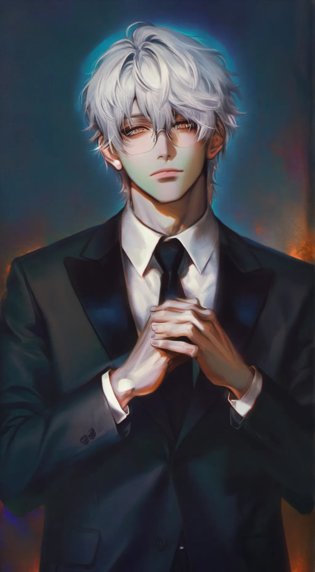 ai character: ꧁ঔৣ~》Angelo《~ঔৣ꧂ background