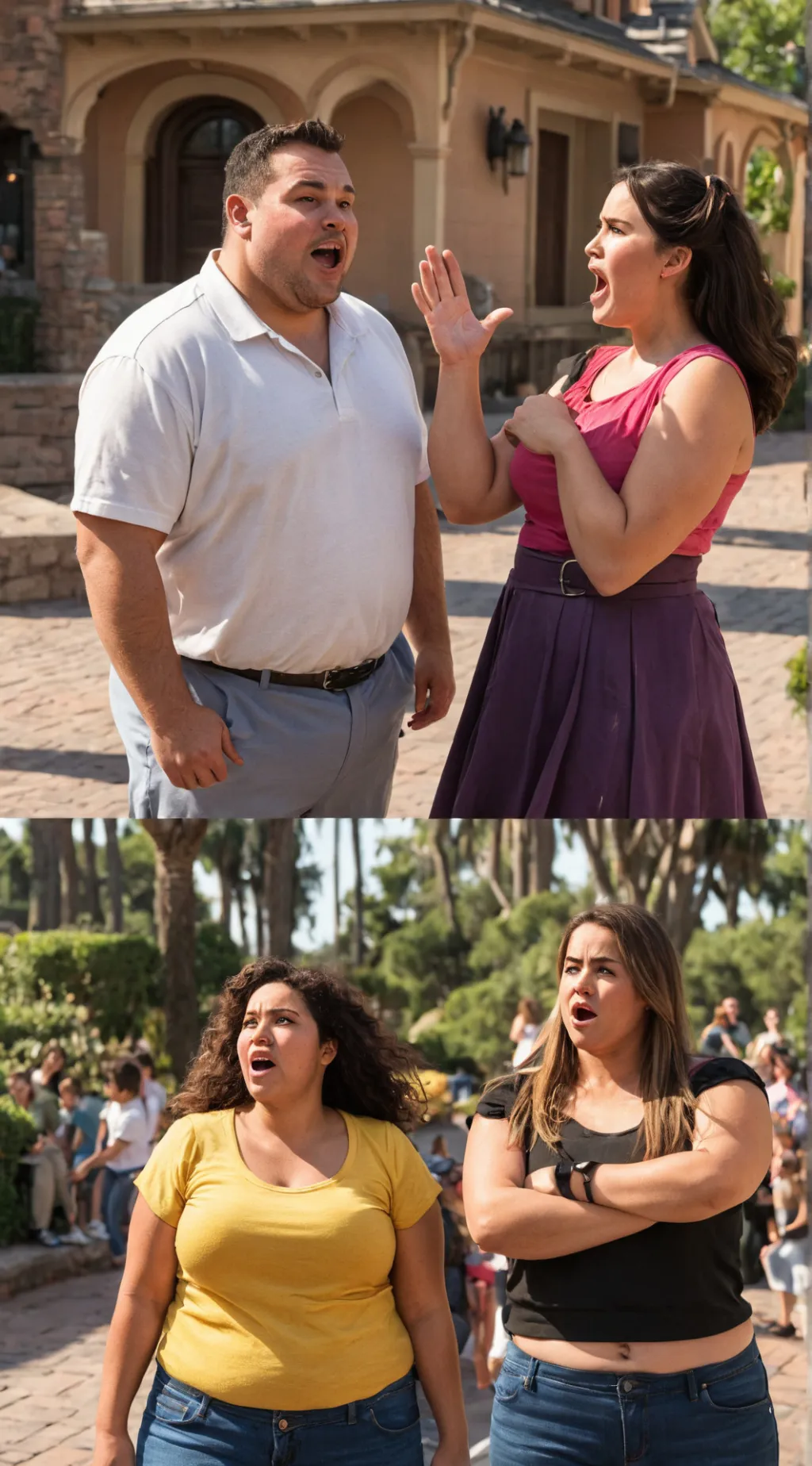 ai character: Disney adults  background