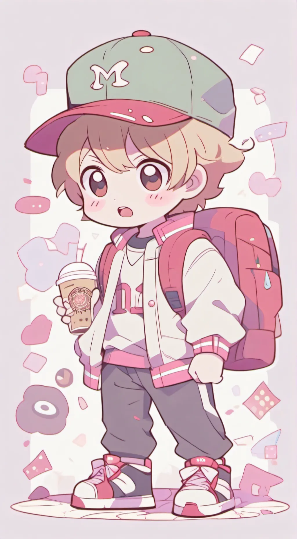 ai character: Clucky's Karen  background