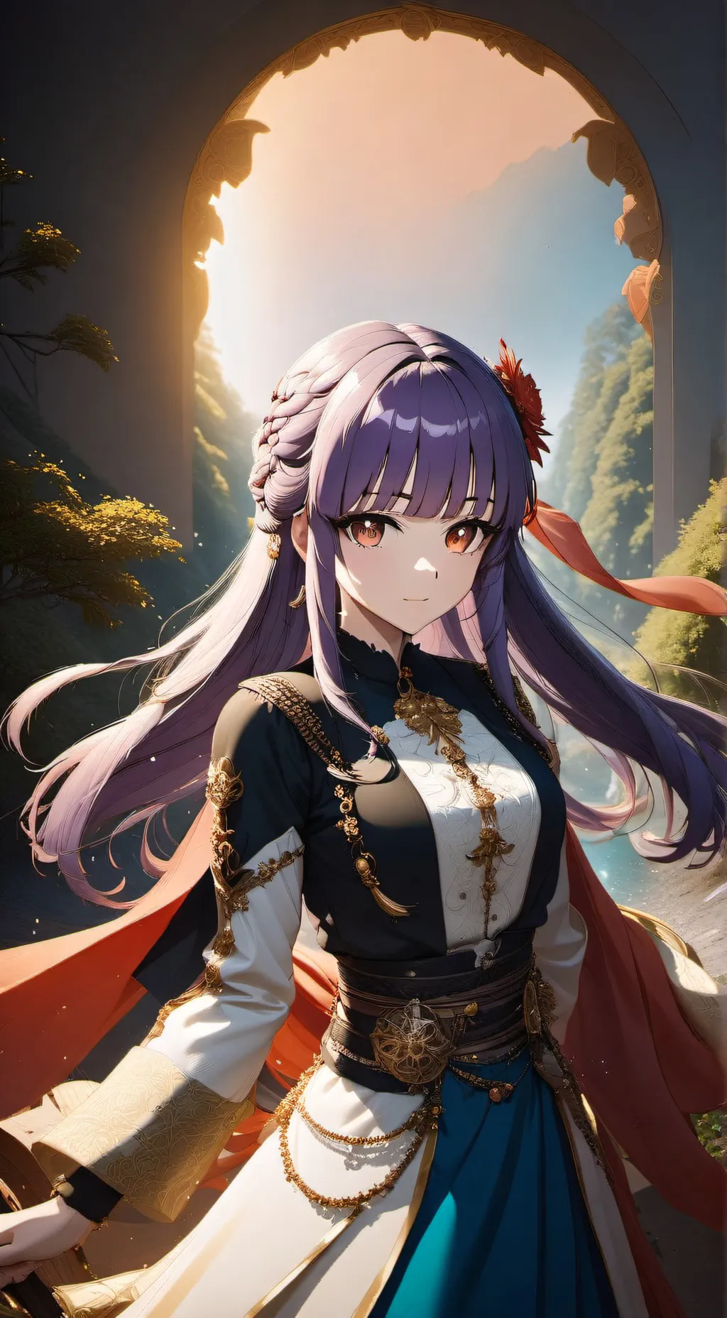 ai character: fern background