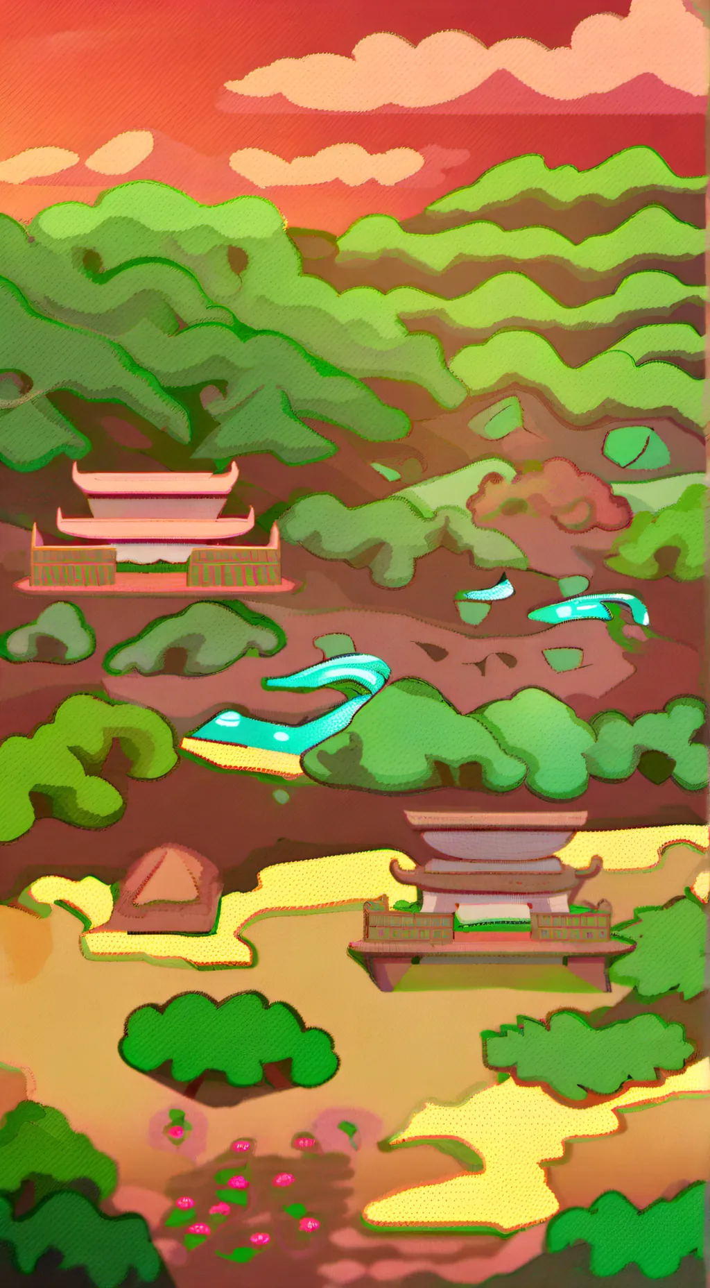 ai character: Dandy’s world😛 background