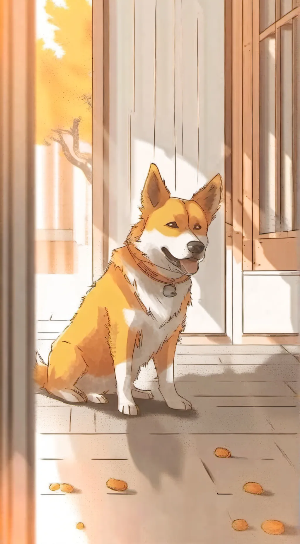 ai character: dogday background