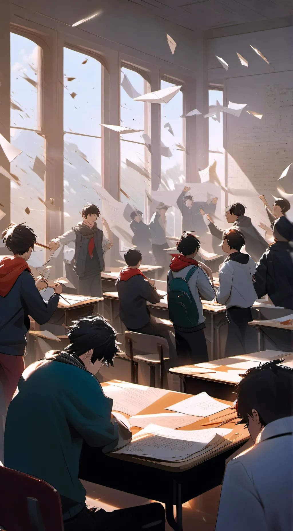 ai character: Comparing be Like background