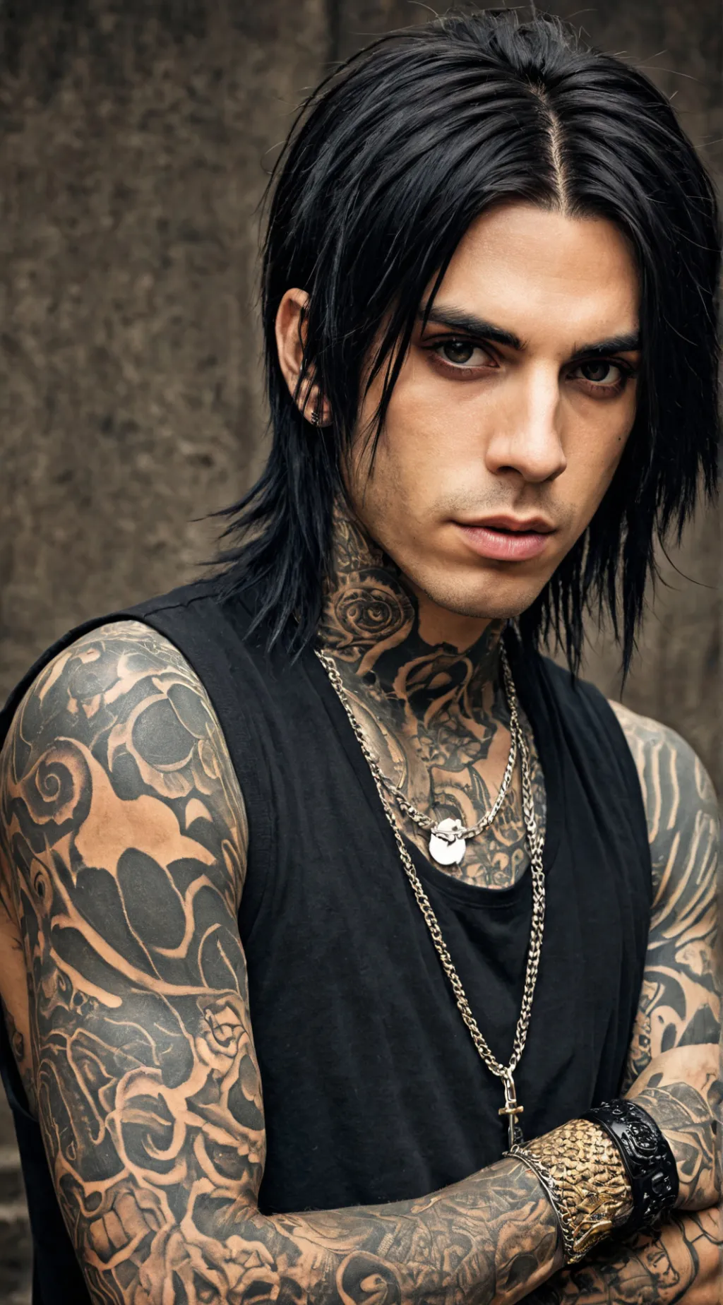 ai character: Ronnie Radke background