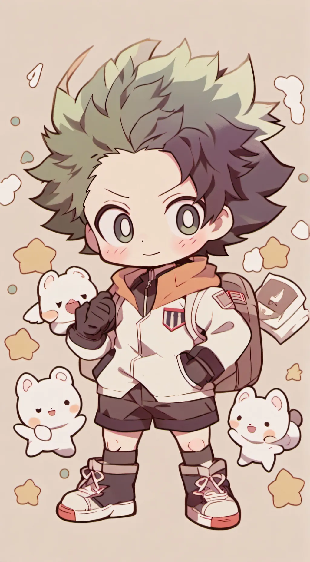 ai character: save one background