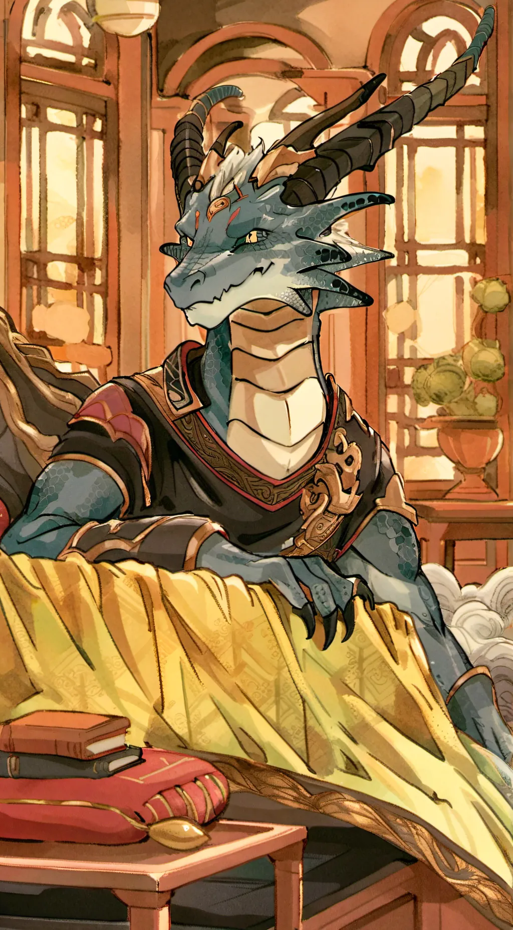 ai character: Obsidian  background