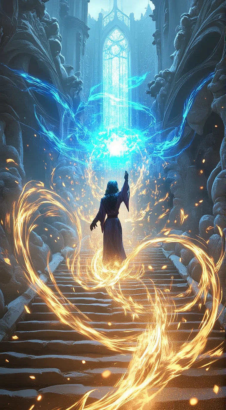 ai character: Magic school background