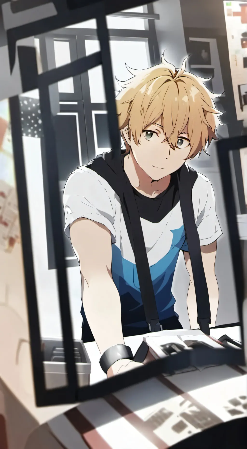 ai character: cool doy lol  background