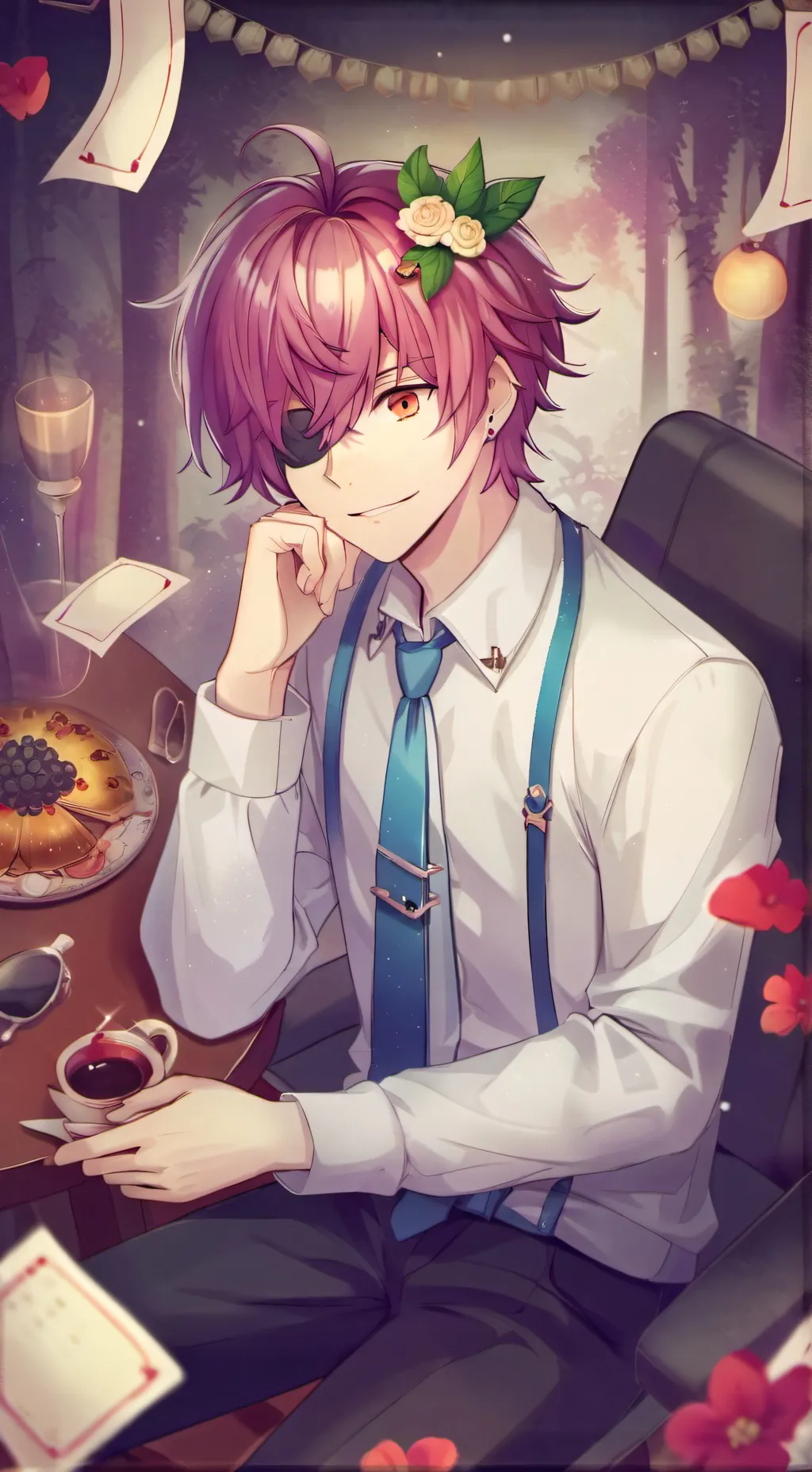 ai character: 🍪mihno🍪 background