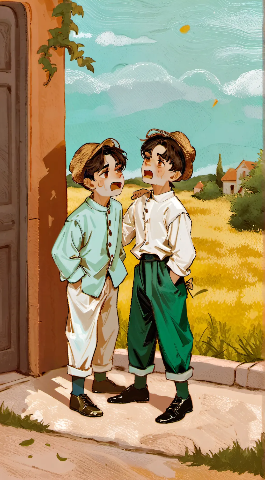 ai character: Leo background