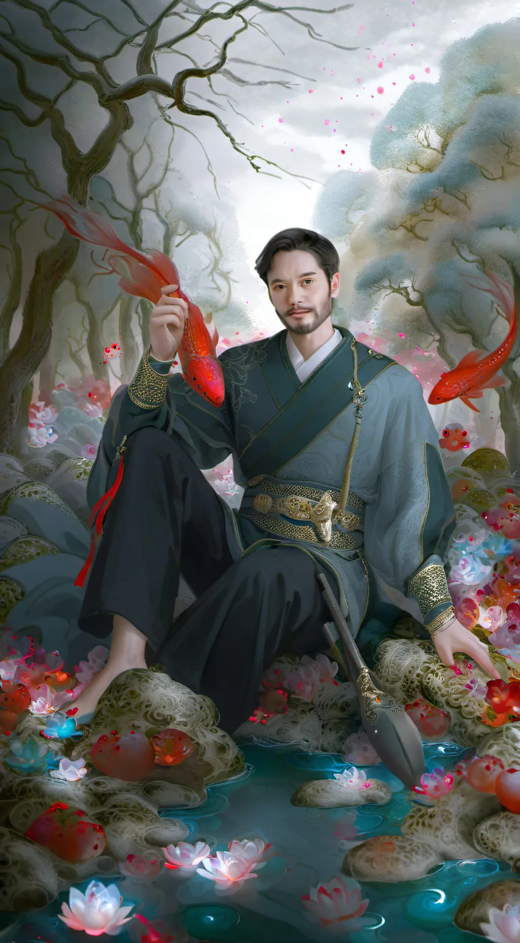 ai character: dandys world background