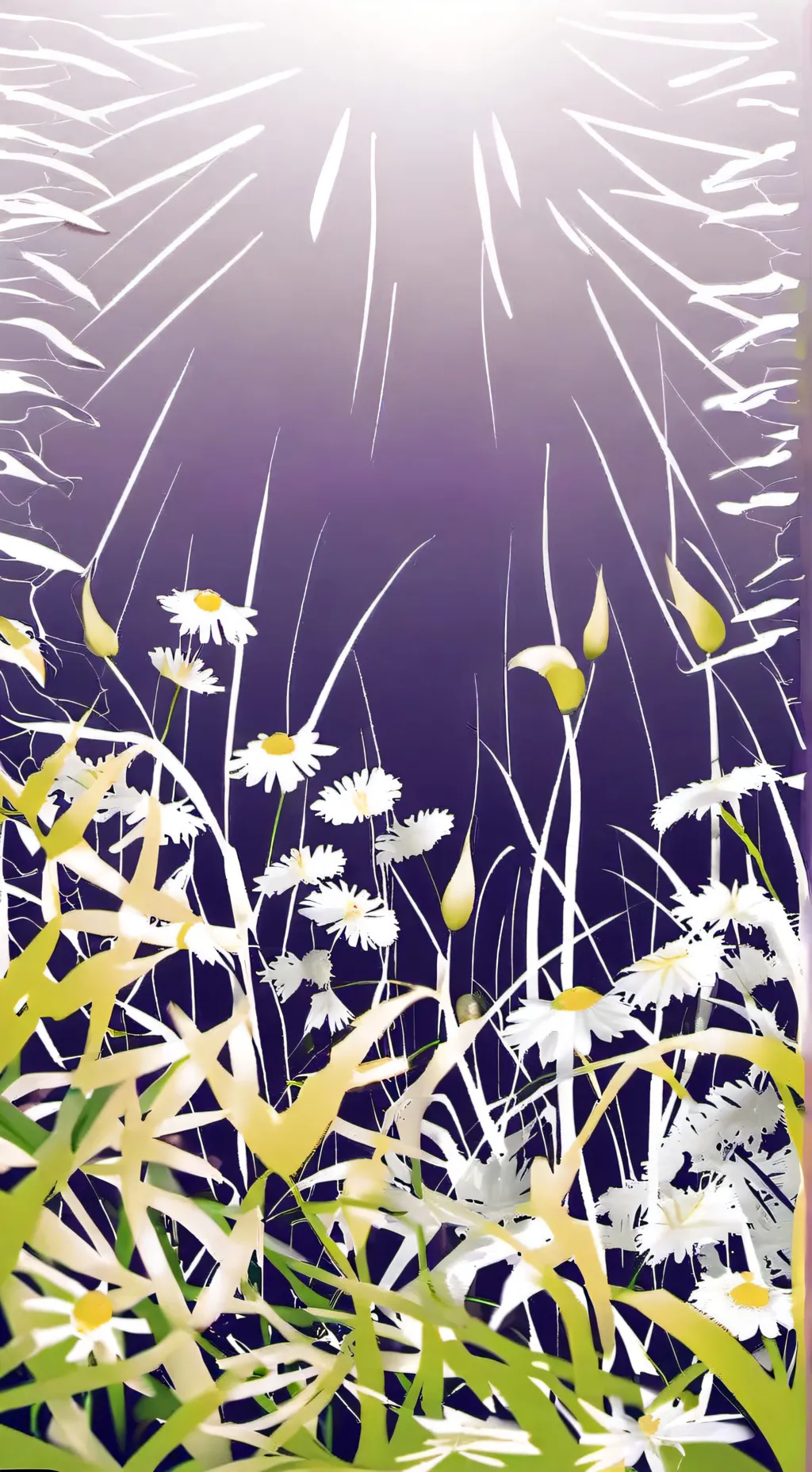 ai character: Grass background