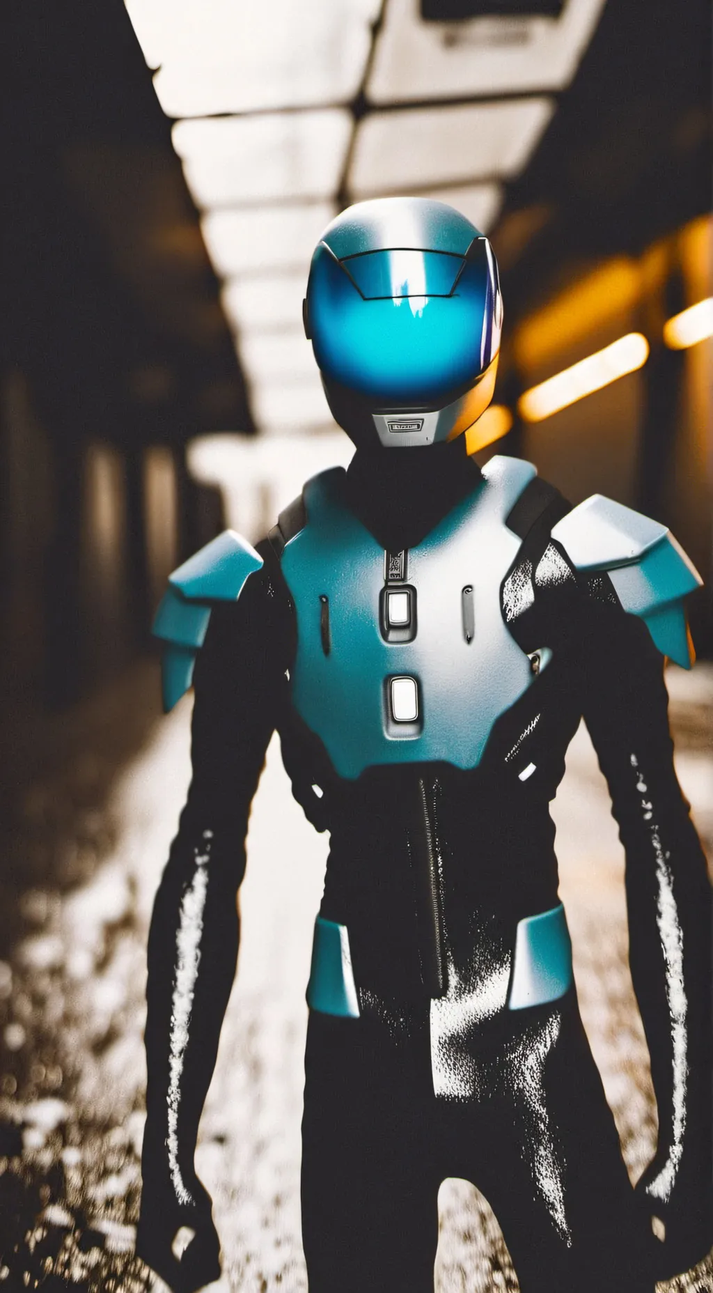 ai character: D guardian drone background