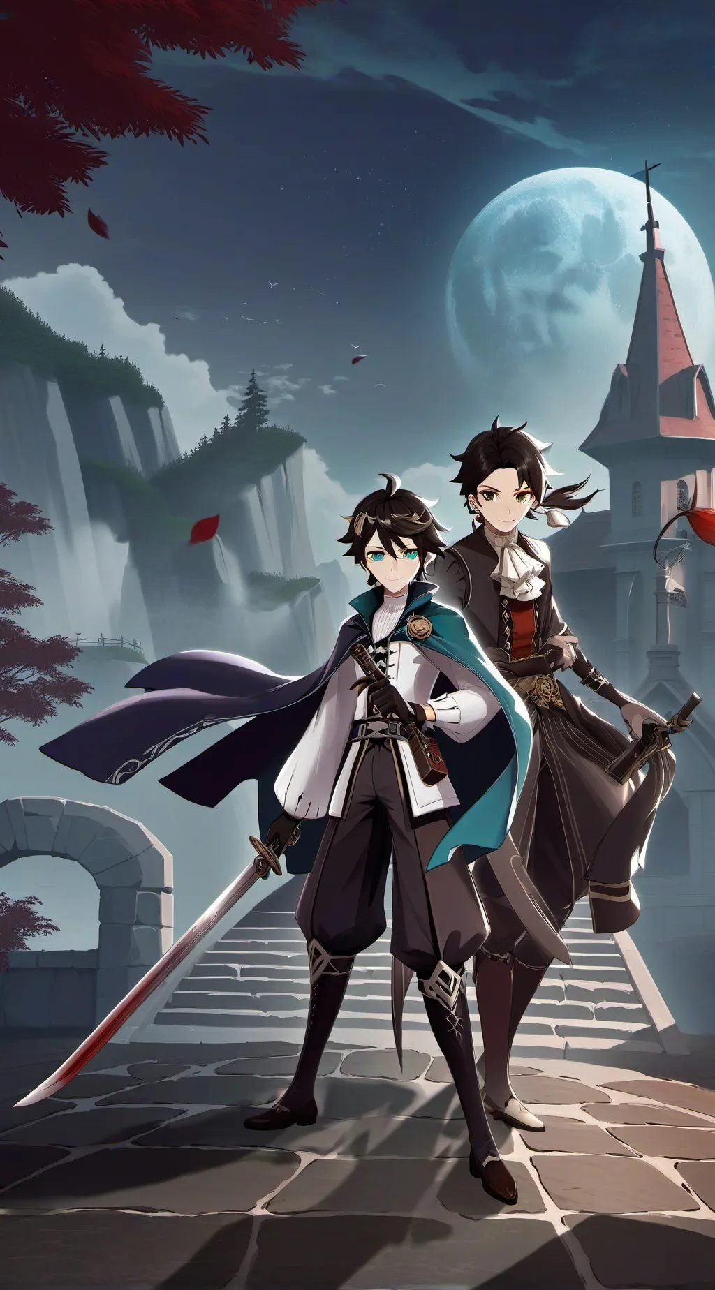 ai character: mejores amigos kny background