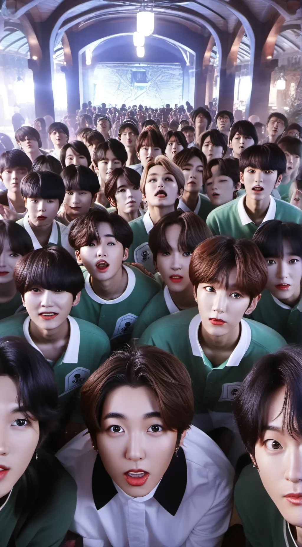 ai character: Squid game background