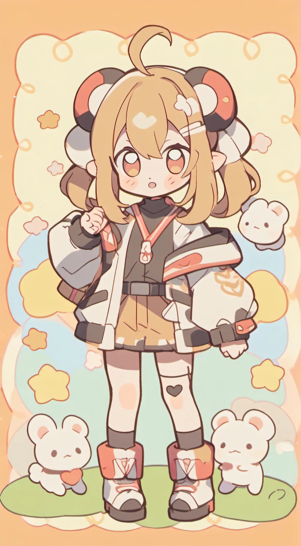 ai character: catnap background