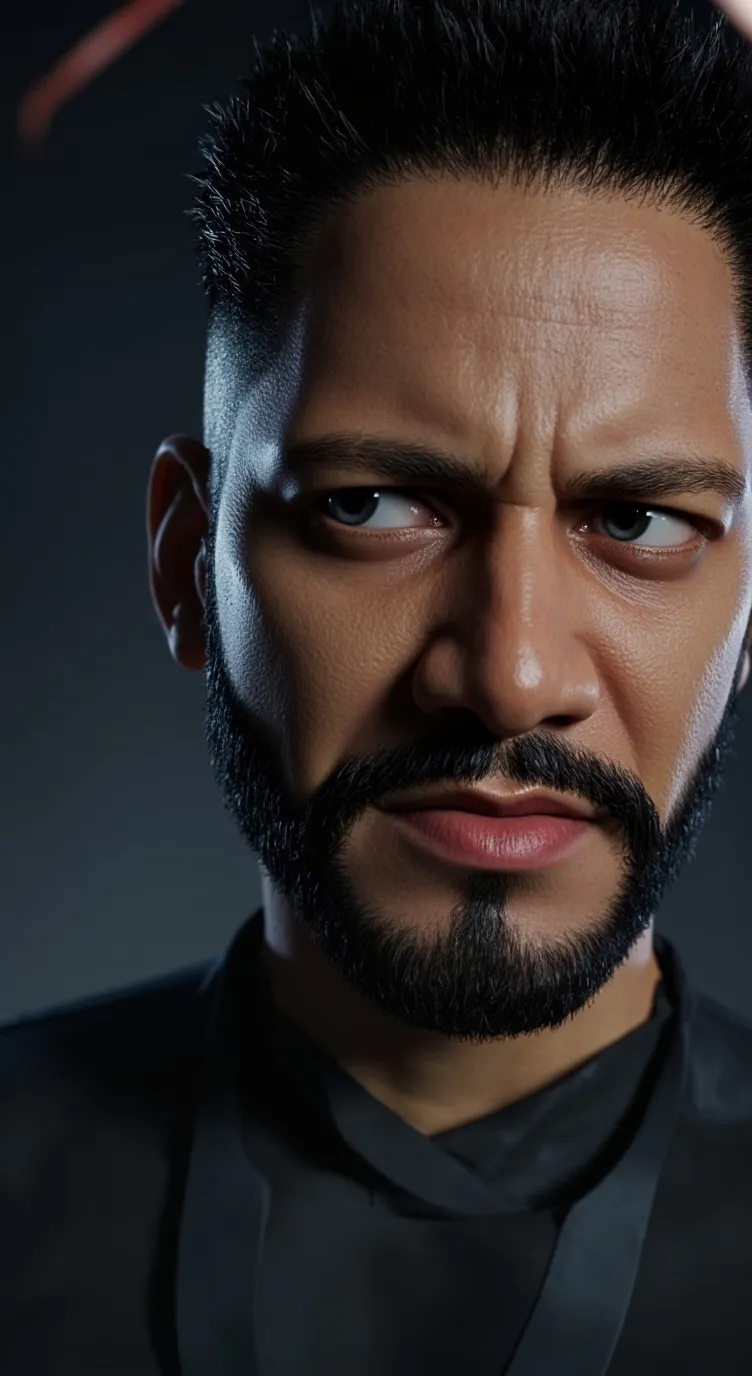 ai character: wierd man background