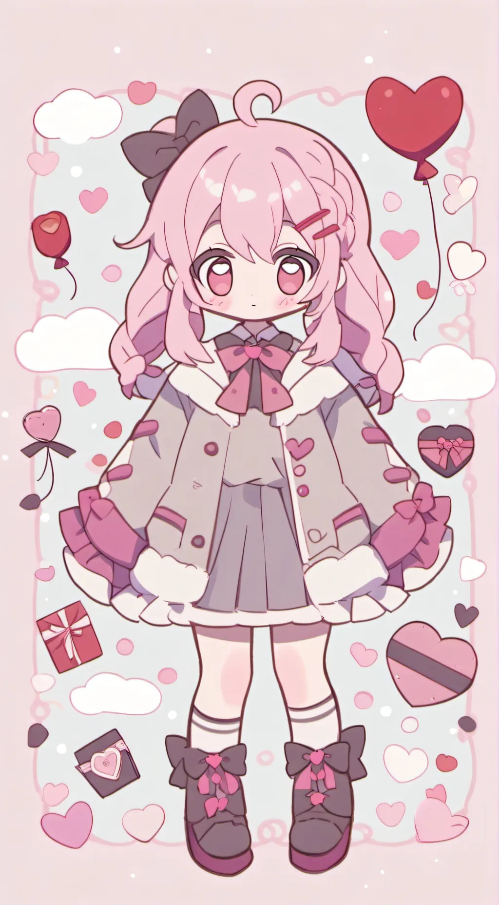ai character: Spunki valentines! background