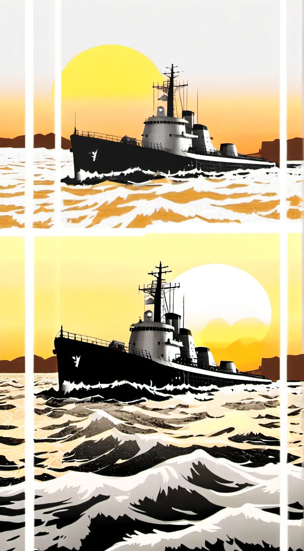 ai character: Boat world background