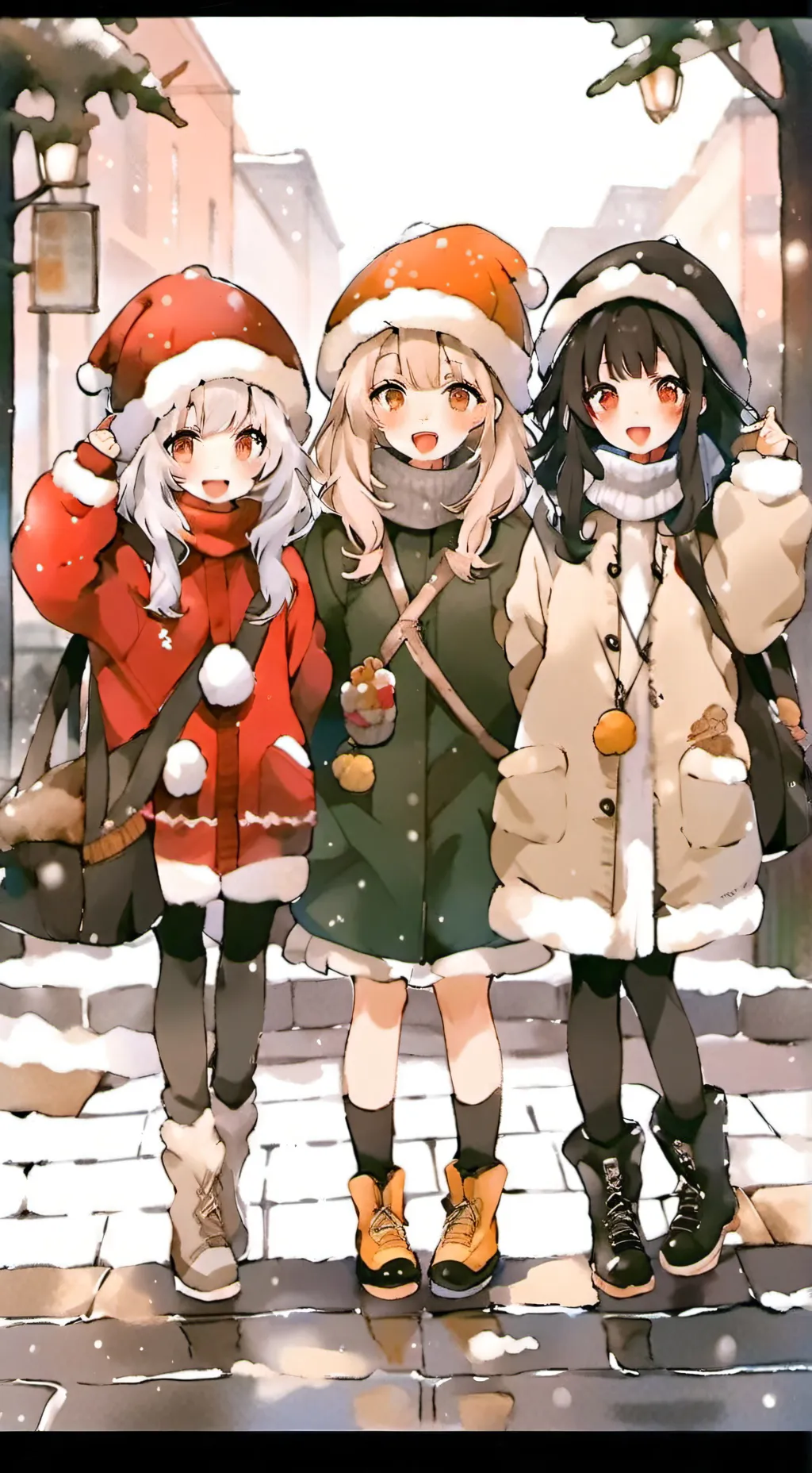 ai character: Liza Nina y Mia background