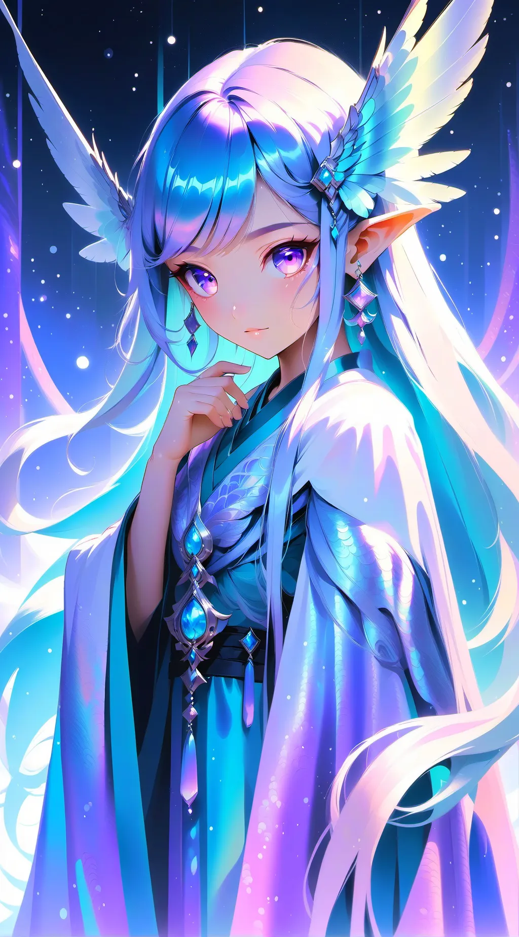 ai character: Лера background