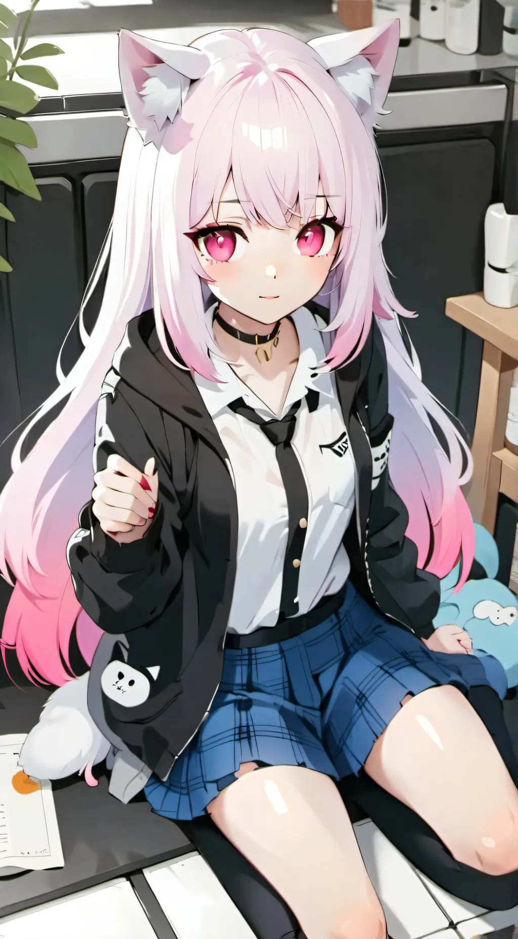 ai character: Luna background