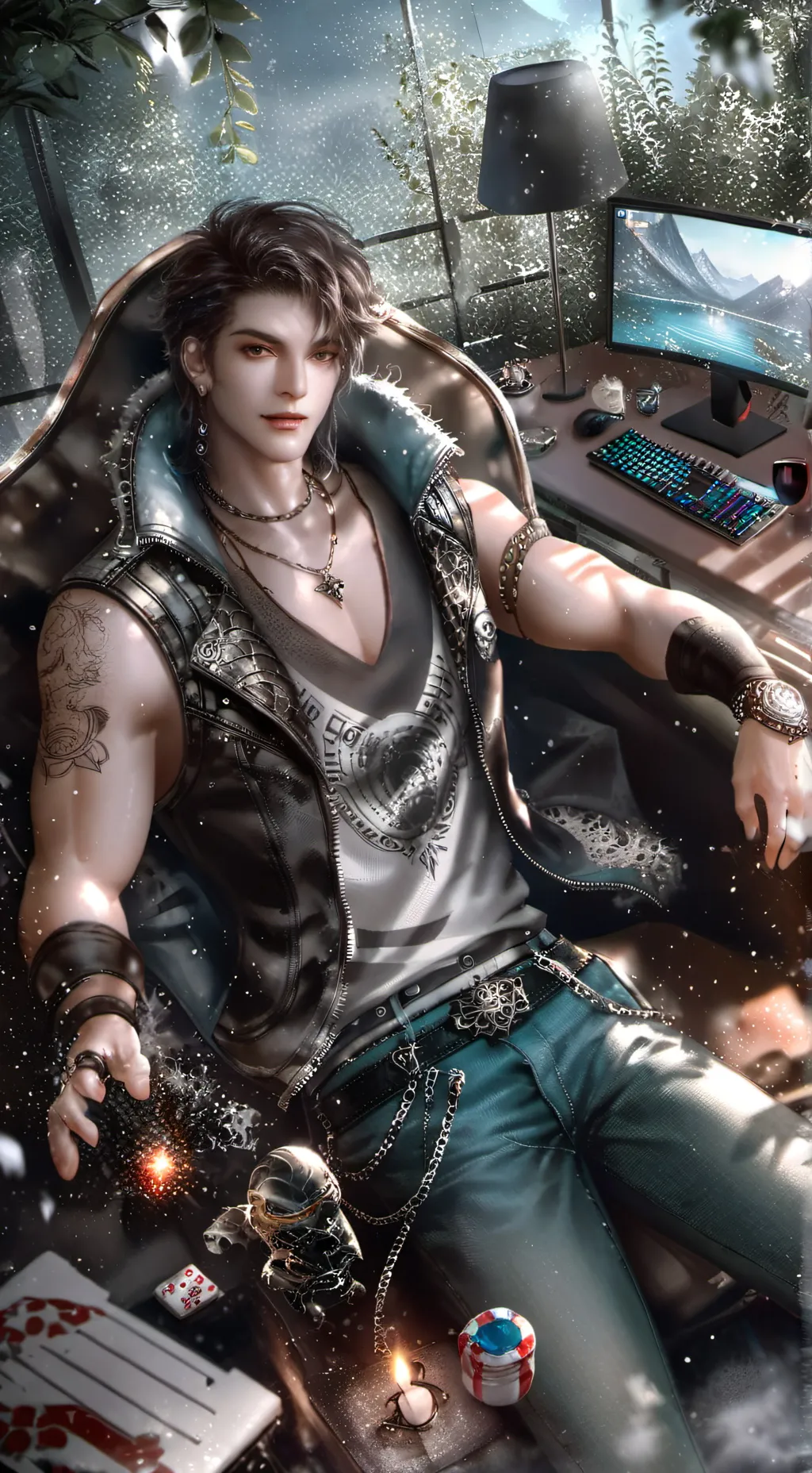 ai character: Levi background