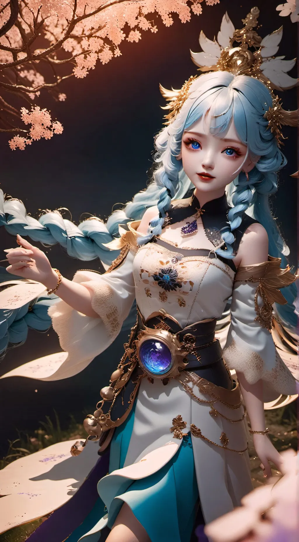 ai character: Auralie/Alzeri background