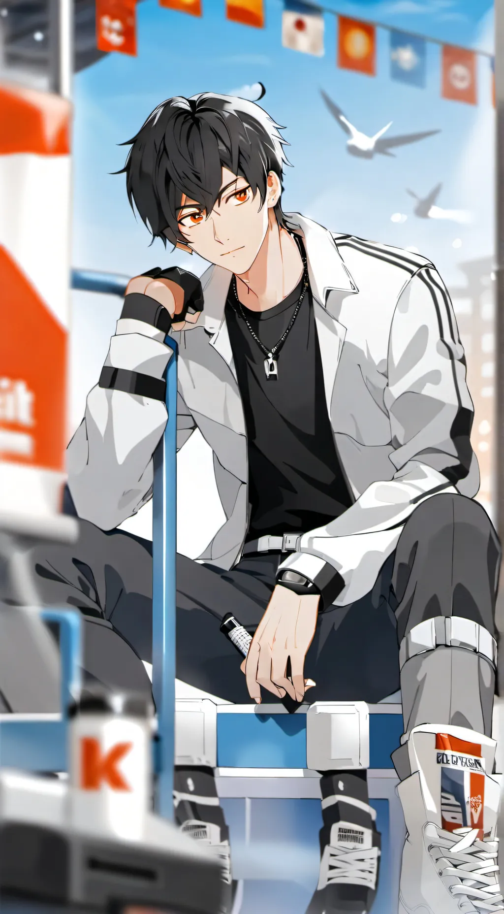 ai character: Derek background