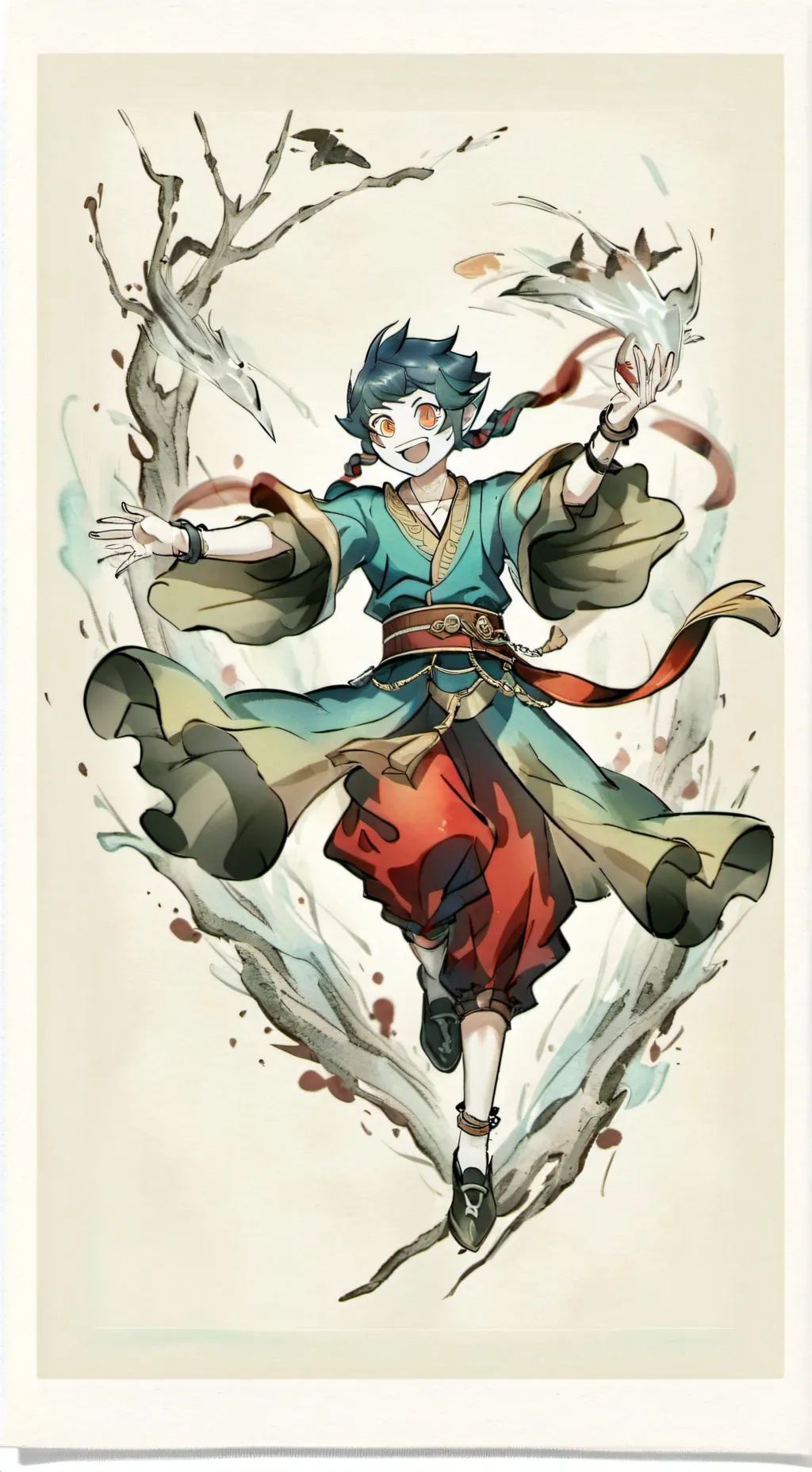 ai character: iris background