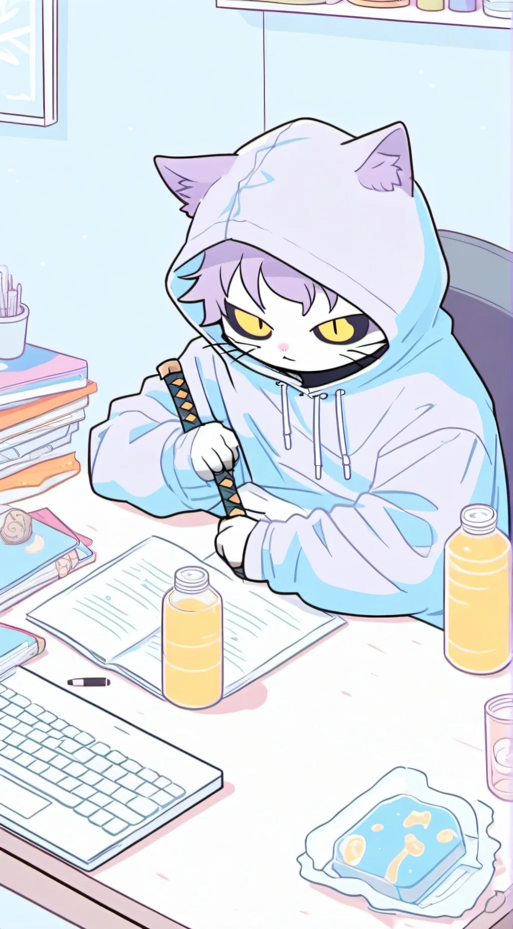 ai character: freaky Ryth background