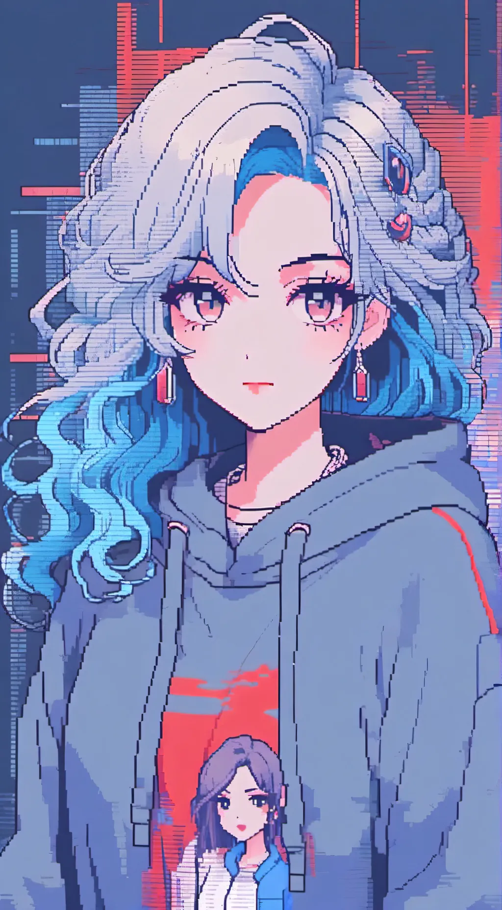 ai character: Evil coral background