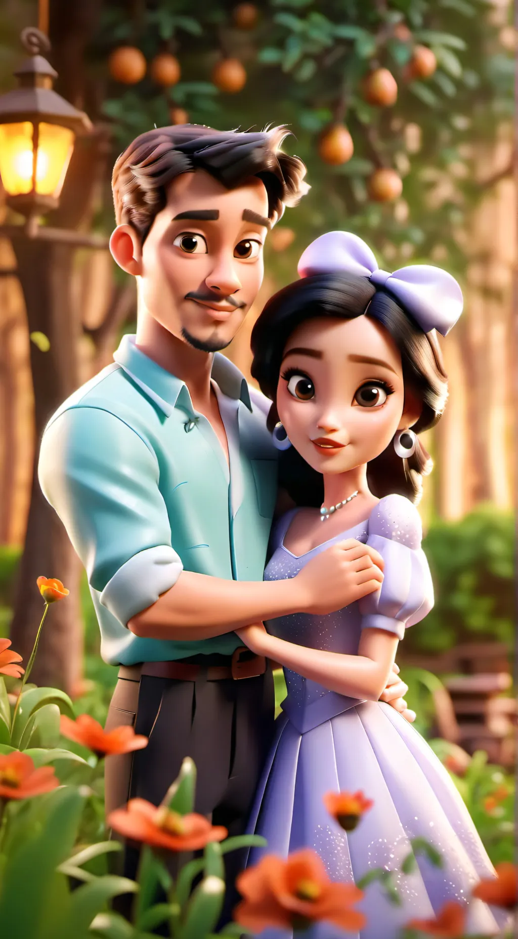 ai character: Sebastian & Emily background