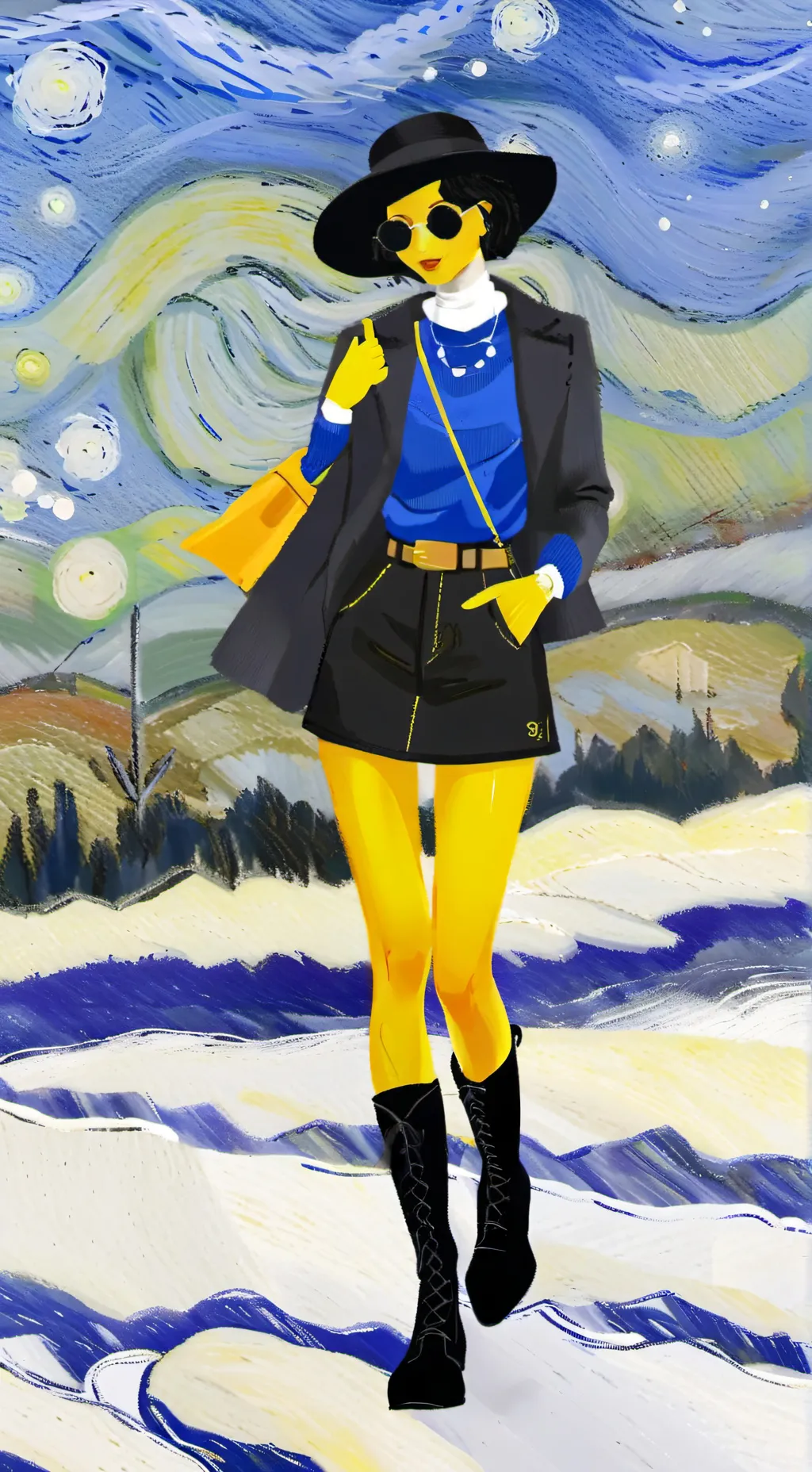 ai character: Moony background