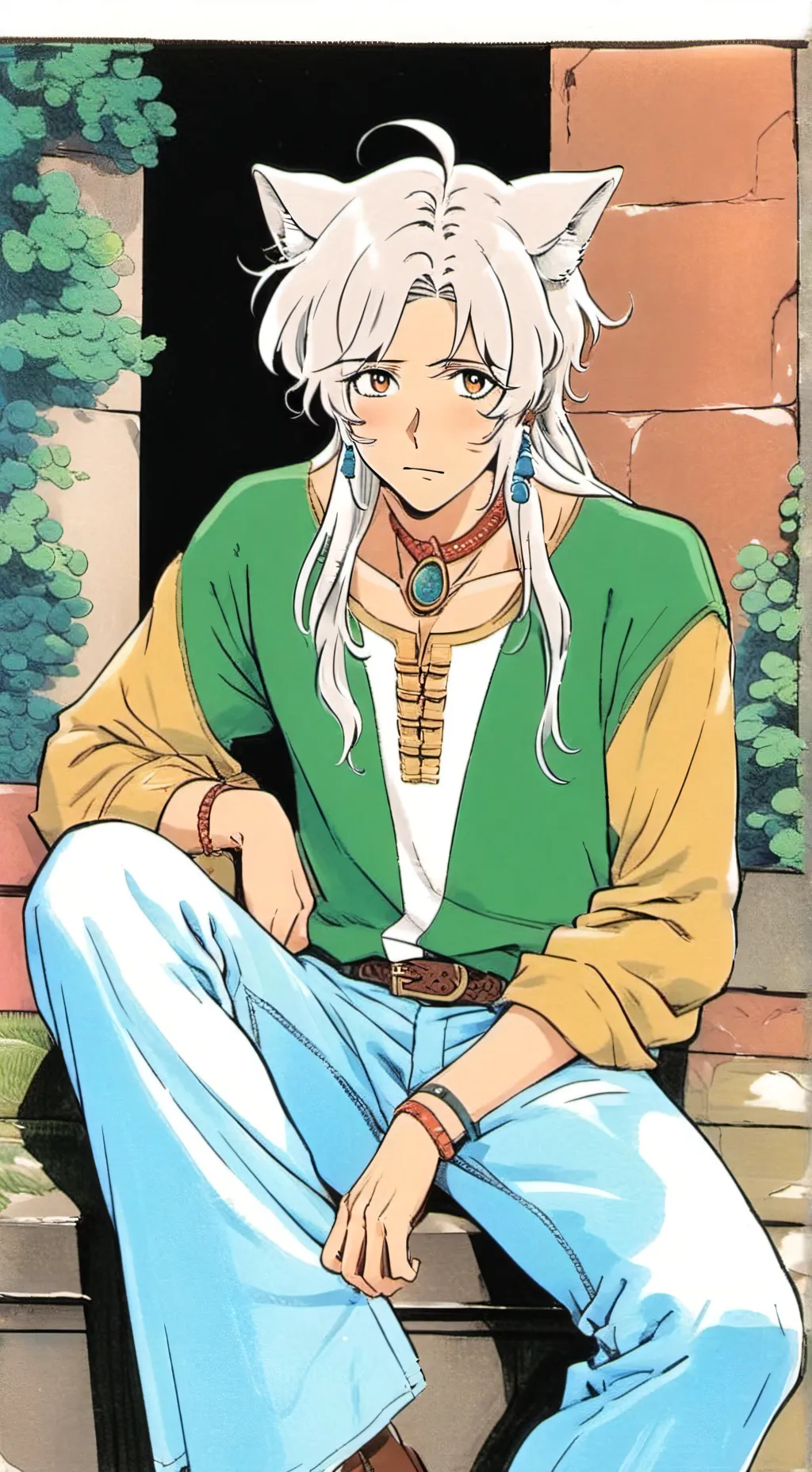 ai character: Rey  background