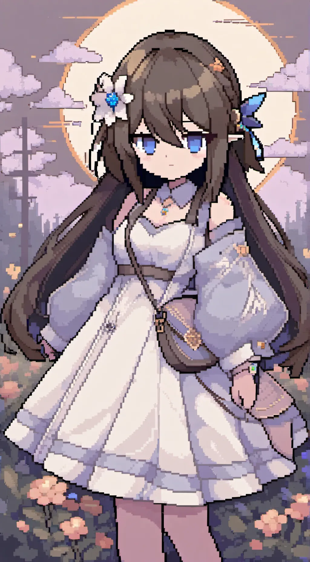 ai character: Iris x Earth background