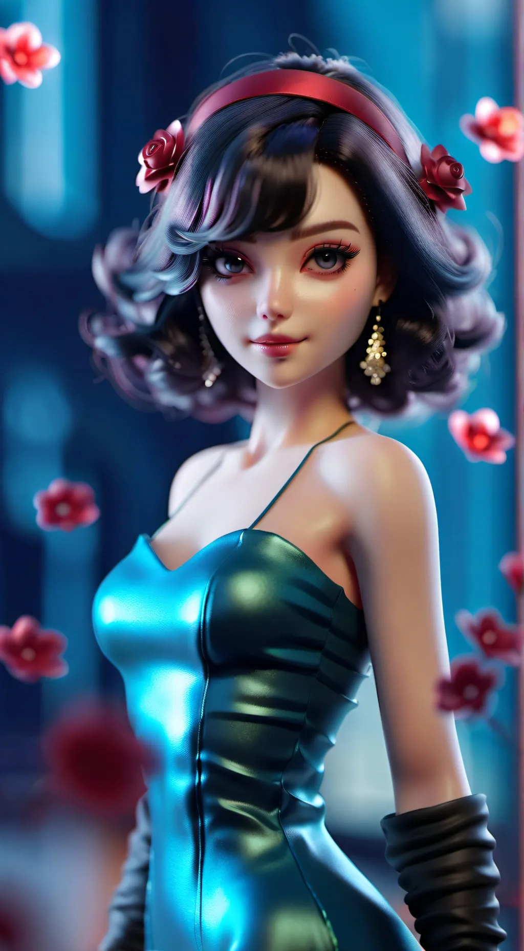 ai character: Lumina background