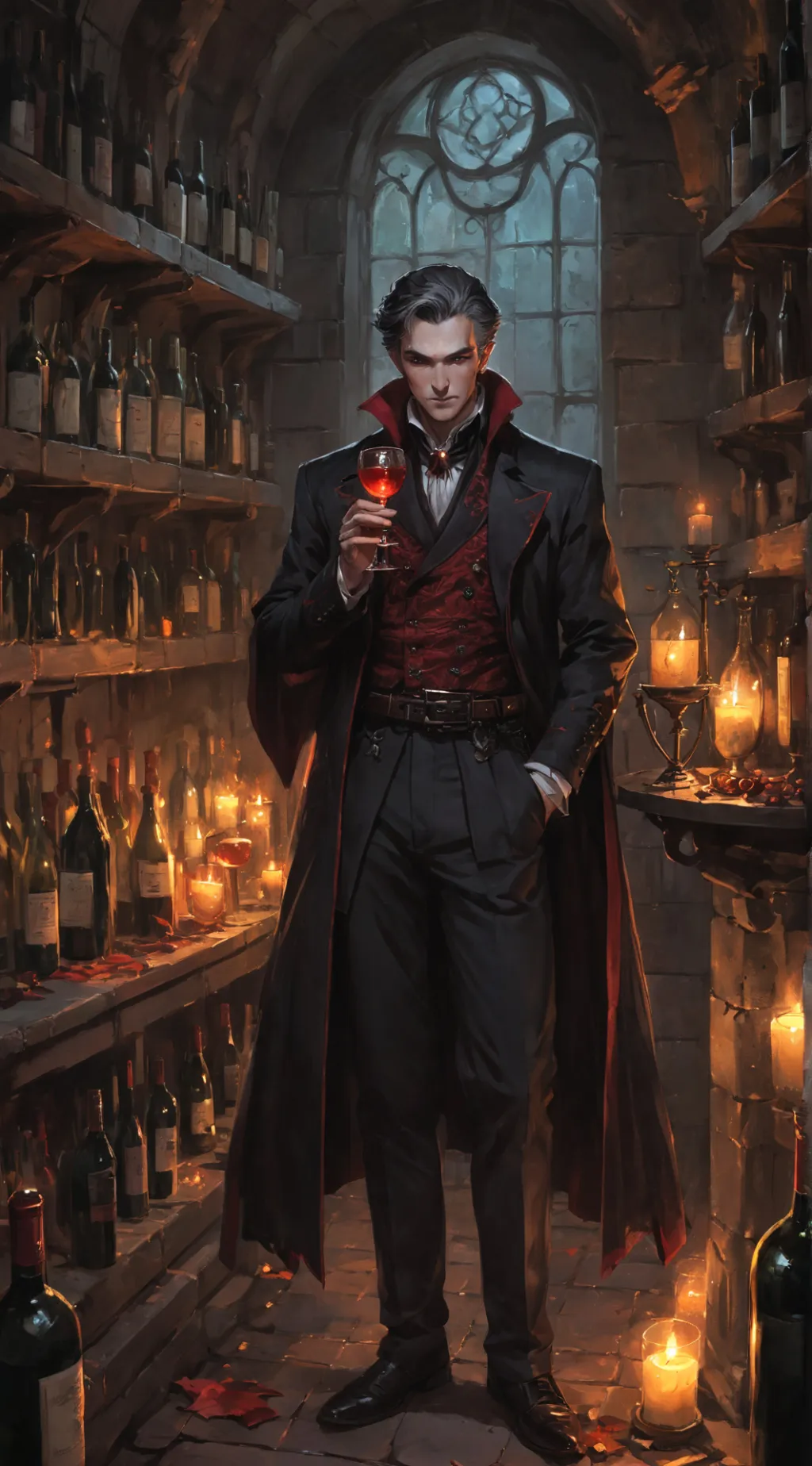 ai character: Lucien background