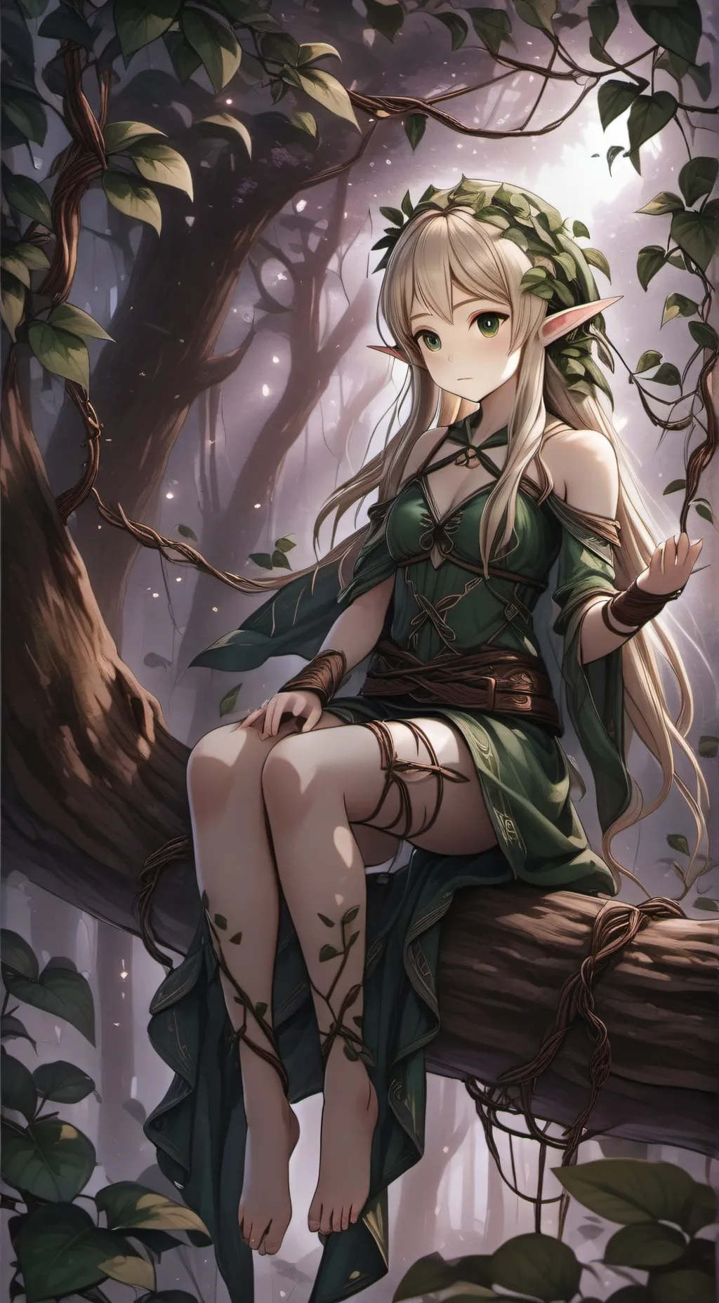 ai character: Evelyn background