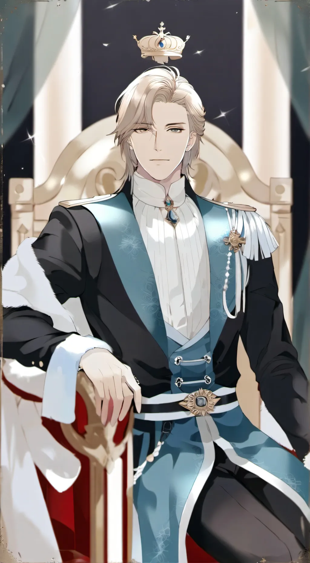 ai character: King Jacobs background