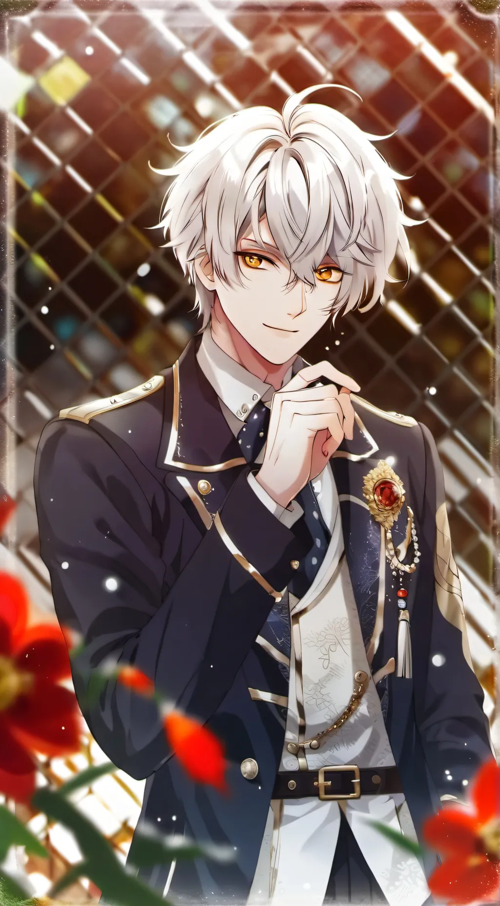 ai character: Yann😍🥰💞 background